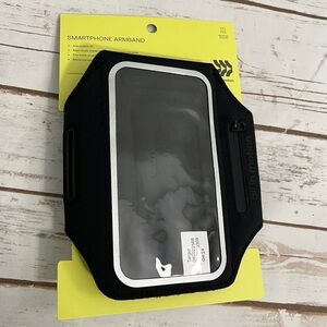 All in Motion Black Smartphone Armband Fits up to 6.1” phone new